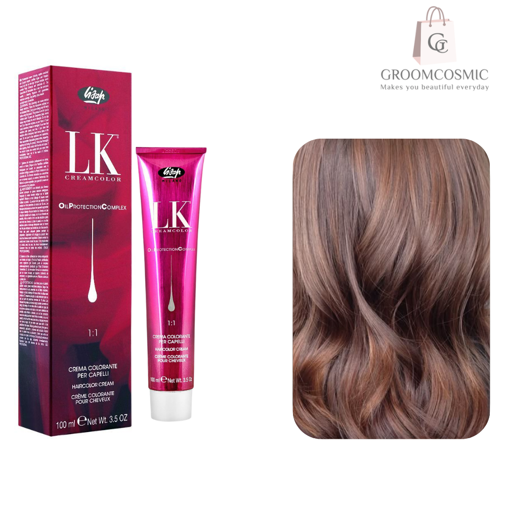 LK Lisap Milano Cream Color 7/7 Medium Beige Blonde 100 Ml
