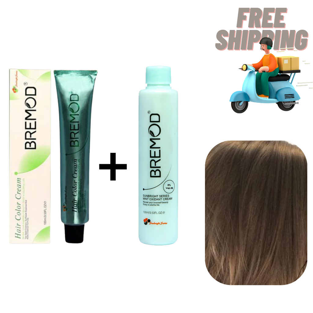 Bremod 7.7 Medium Green Blond Hair Color Creme