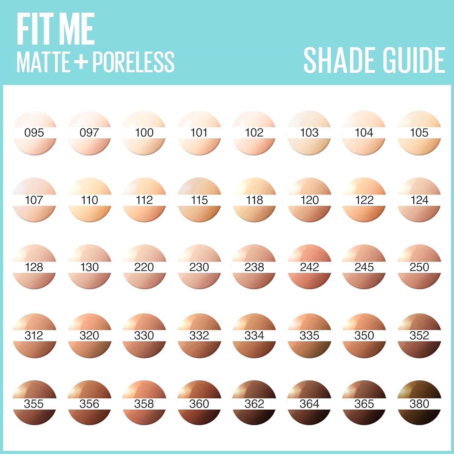 Maybelline Fit Me Matte & Poreless Foundation 104 Soft Ivory 30 Ml