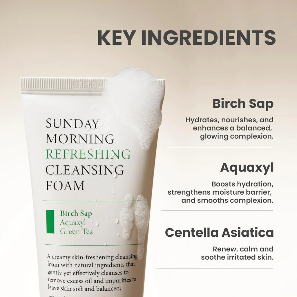 Axis-Y Sunday Morning Refreshing Cleansing Foam - 120 Ml