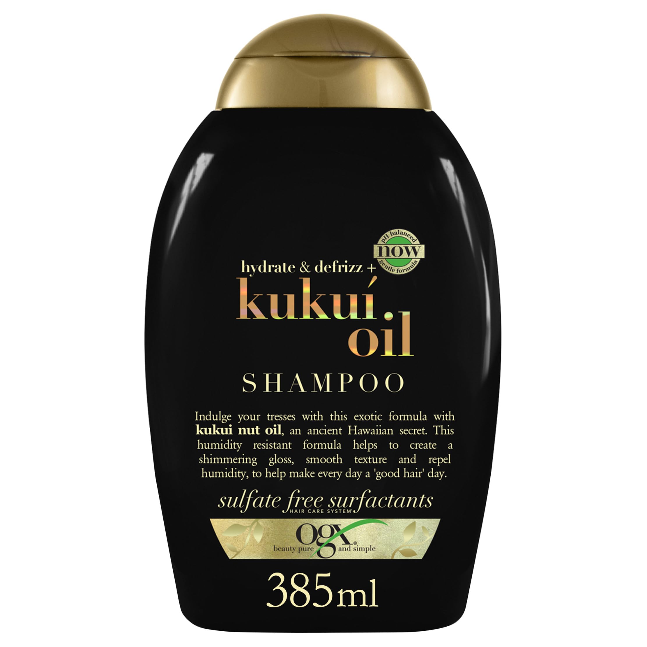 OGX Kukui Oil Sulfate Free Shampoo 385 ML