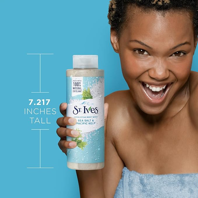 St. lves Sea Salt & Pacific Kelp Body Wash 650Ml