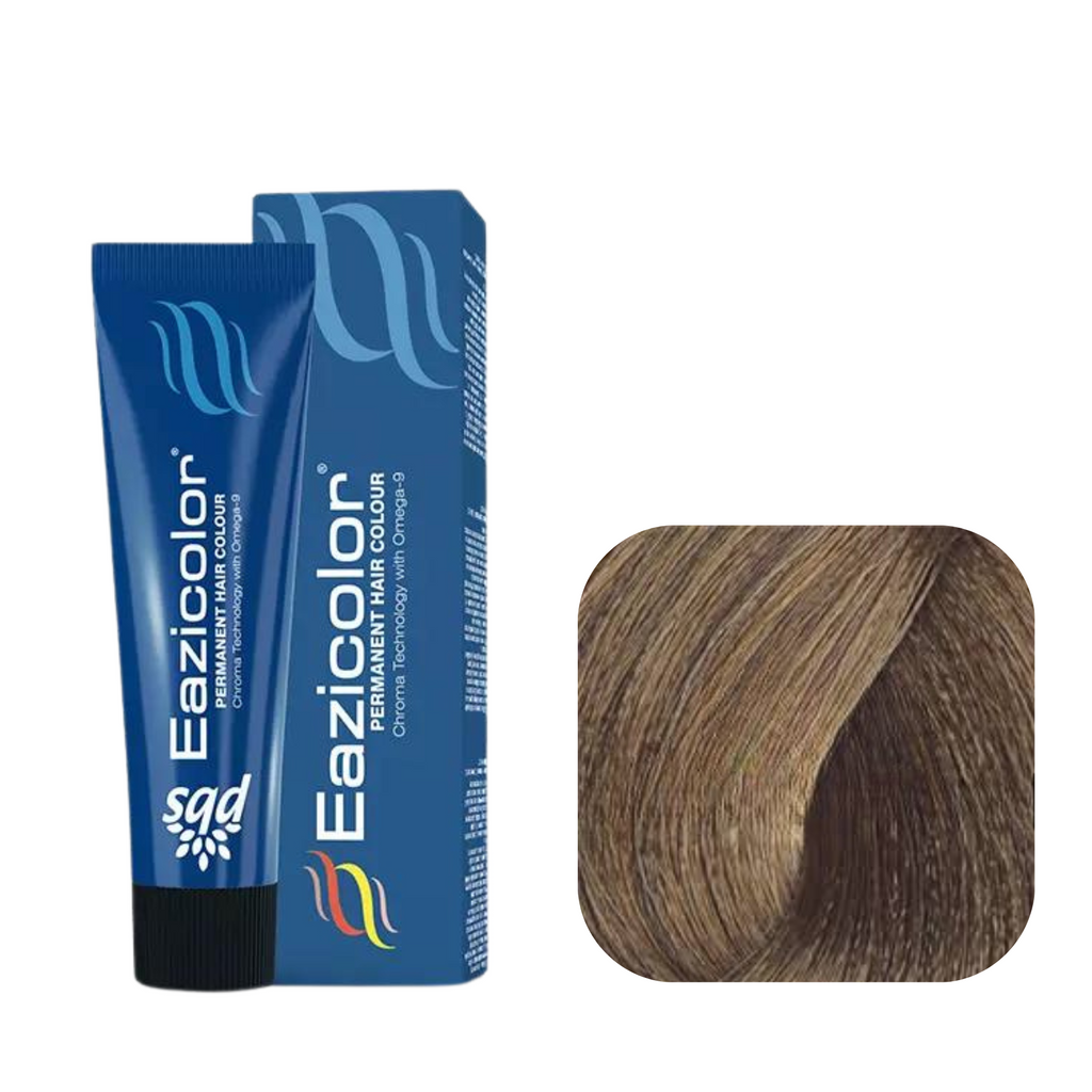 Eazicolor Permanent Hair Color 8.00 Cool Natural Light Blonde