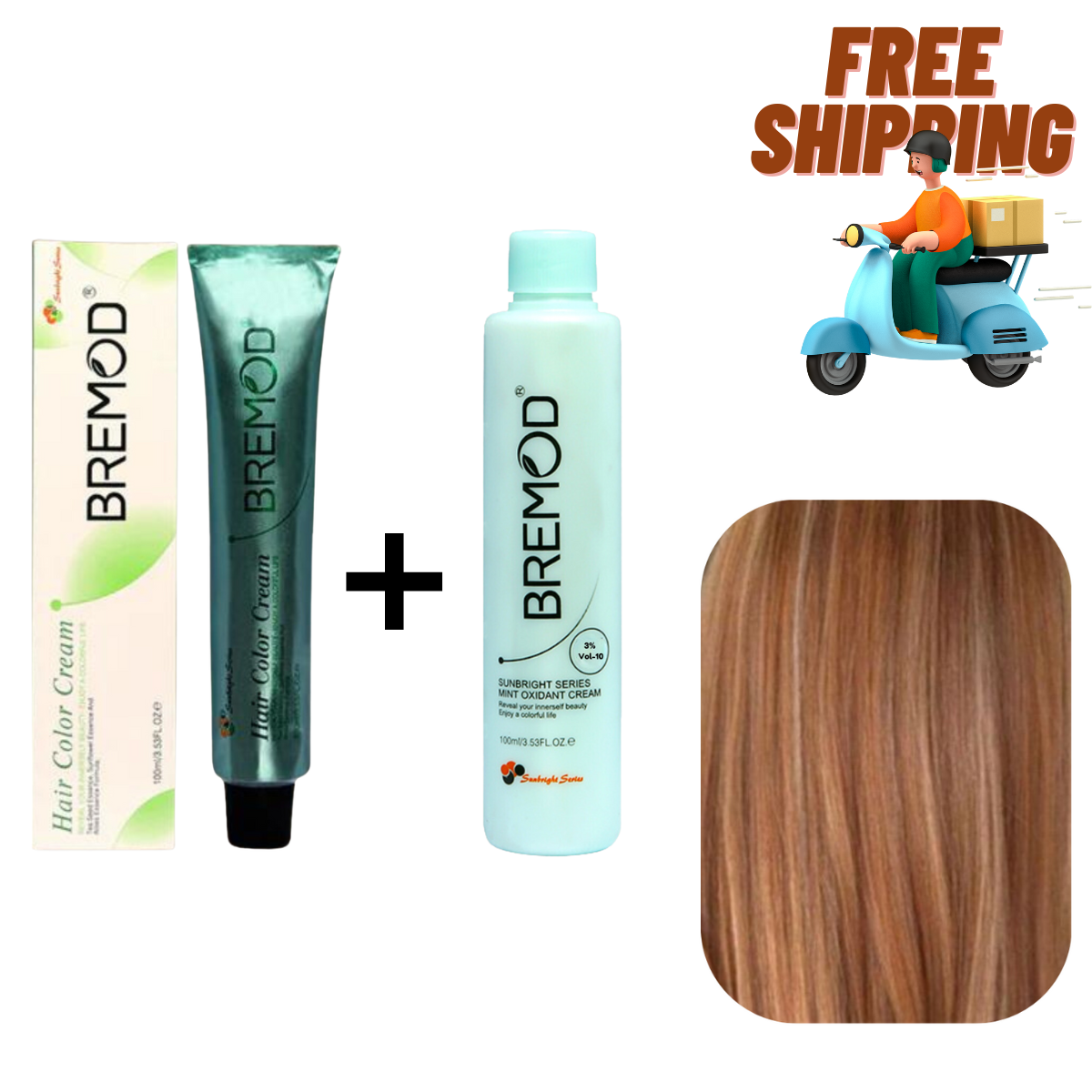 Bremod 9.0 Very Light Blonde Hair Color Creme