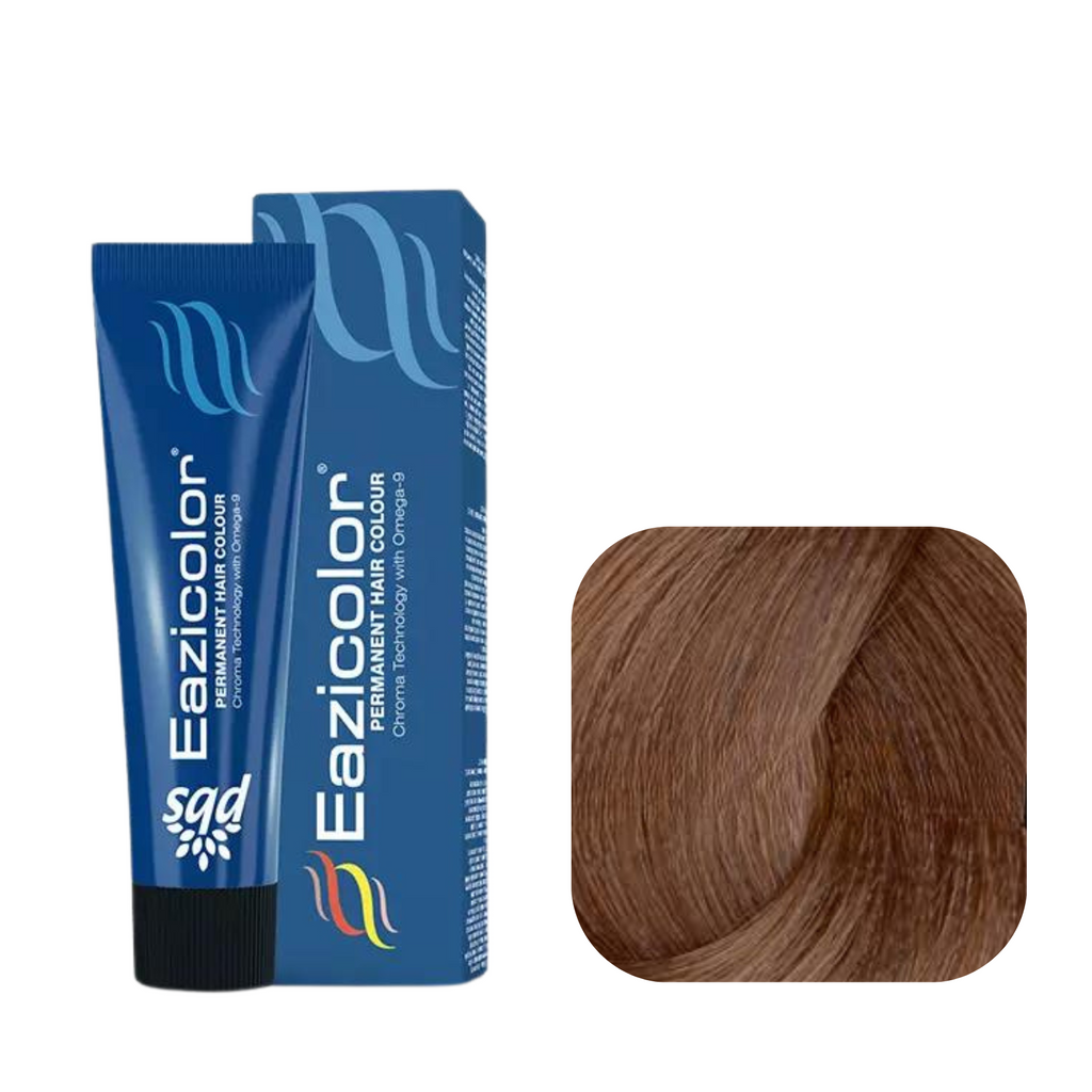 Eazicolor Permanent Hair Color 8.13 Light Natural Ash Golden Blonde