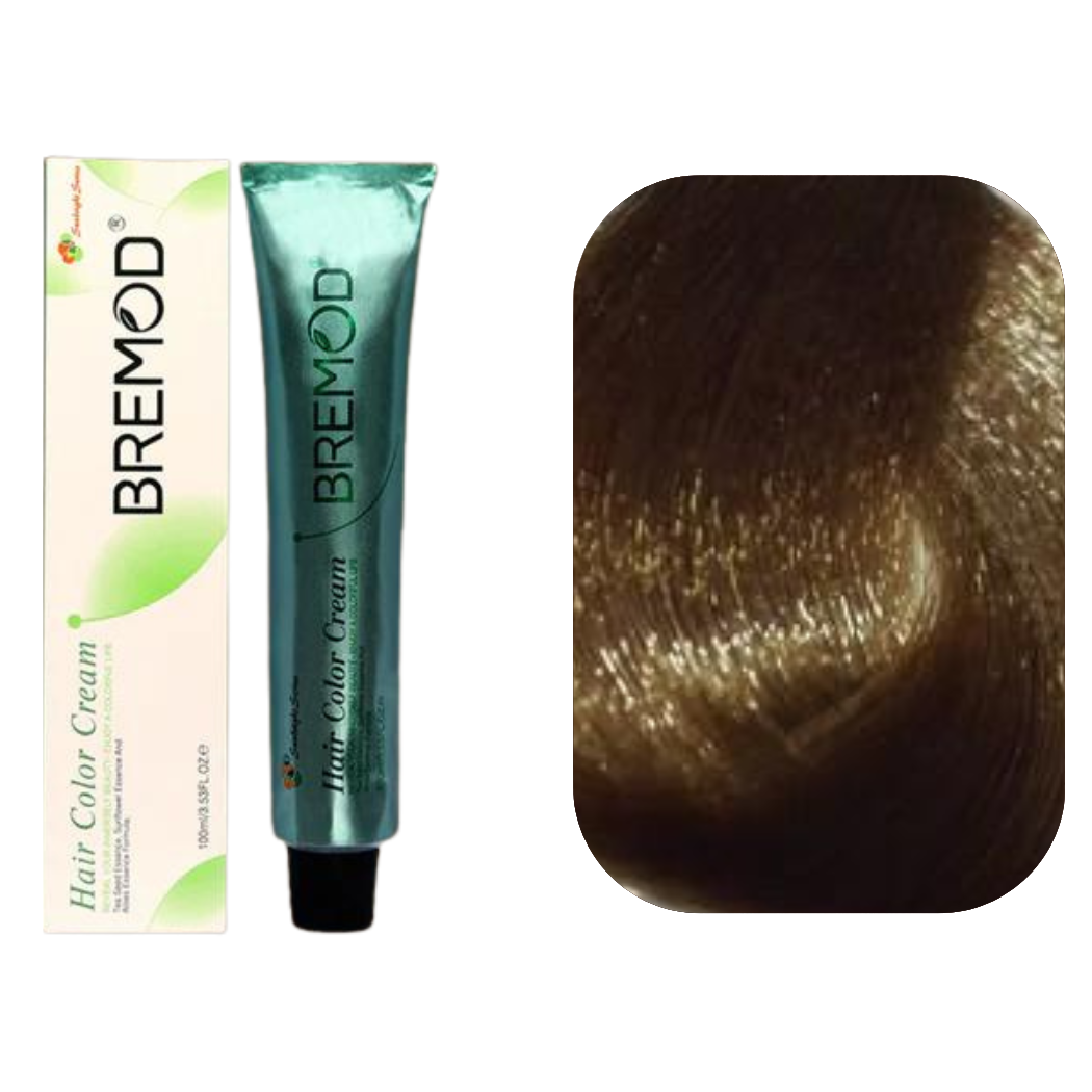 Bremod 8.37 Light Gold Green Blond Hair Color Creme