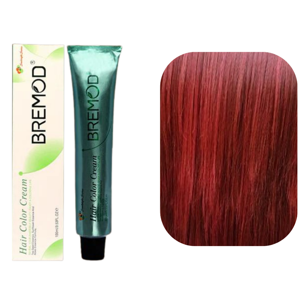 Bremod 8.66 Light Intense Red Blond Hair Color Creme