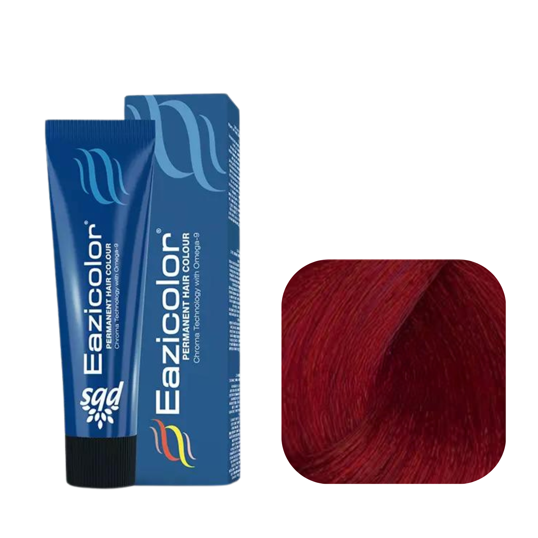 Eazicolor Permanent Hair Color 8.66 Light Vivid Red Blonde