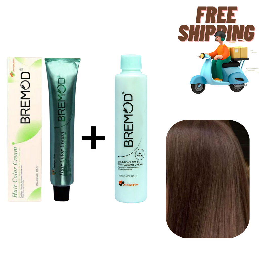 Bremod 8.7 Light Green Blond Hair Color Creme