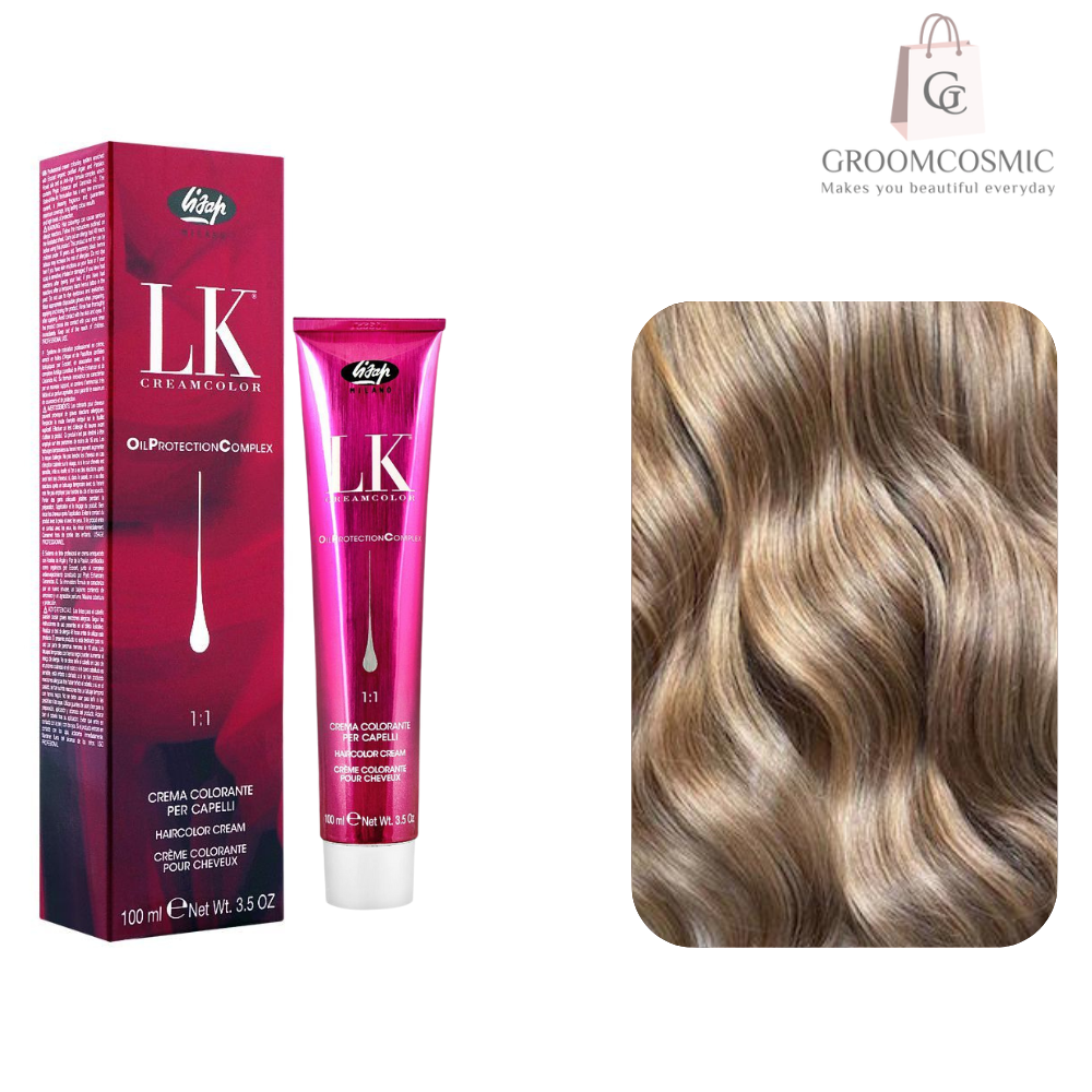 LK Lisap Milano Cream Color 8/7 Light Beige Blonde 100 Ml