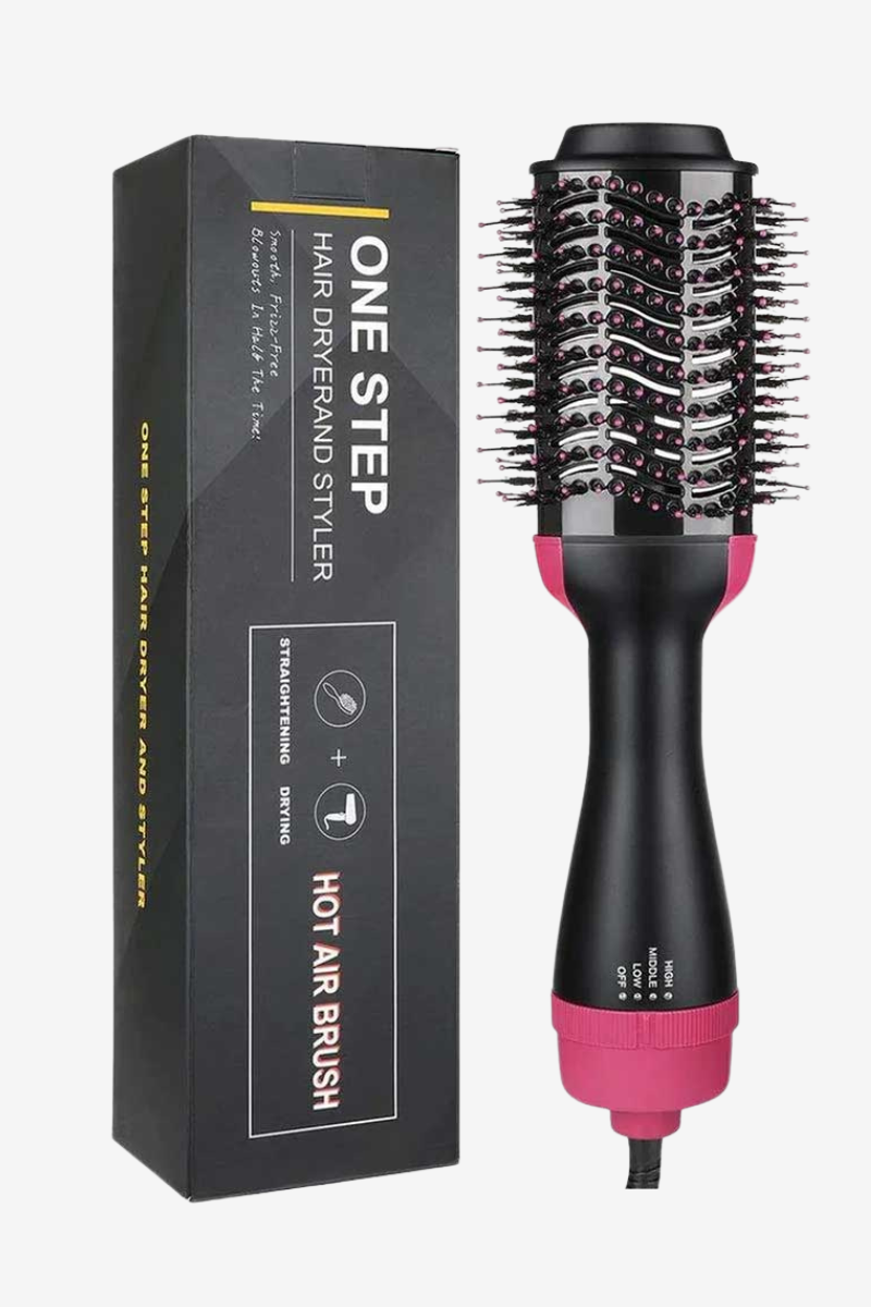 One Step Hot Air Brush Dryer & Straightener