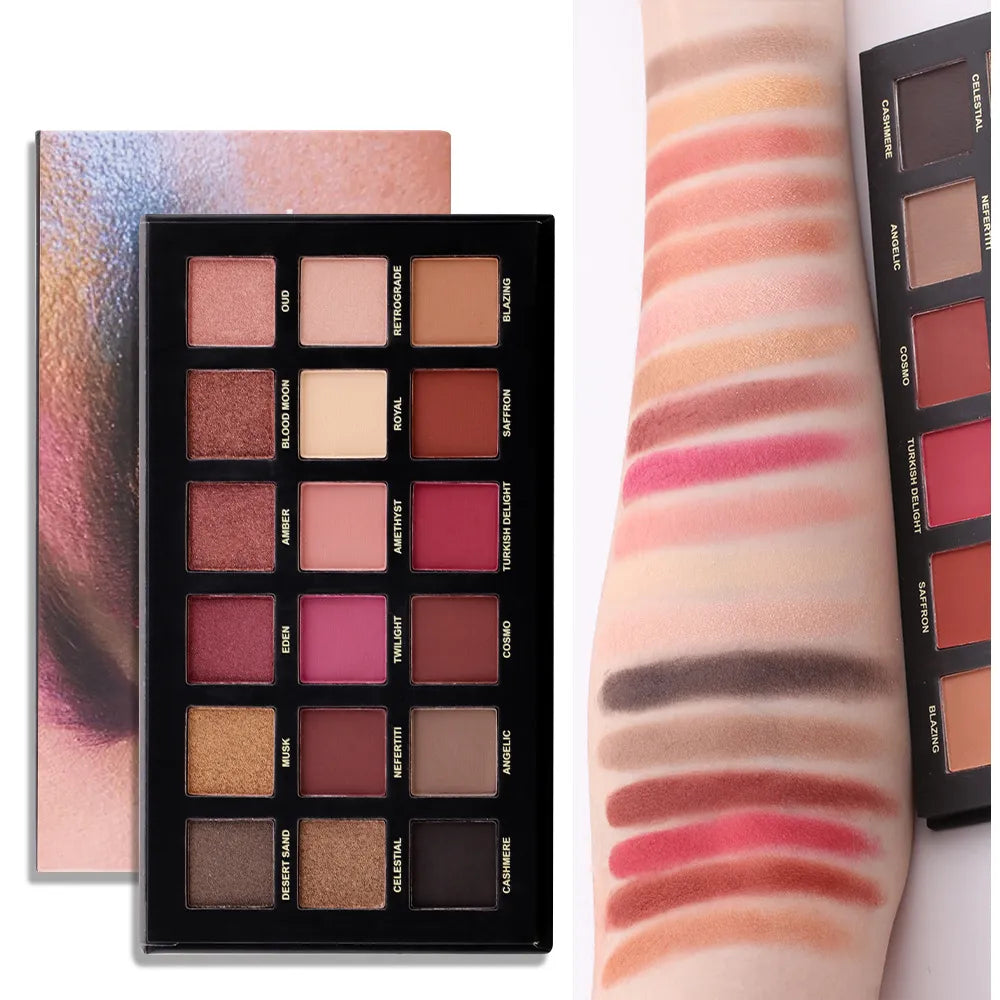 Miss Rose Twilight Eyeshadow Palette With 16 Colour