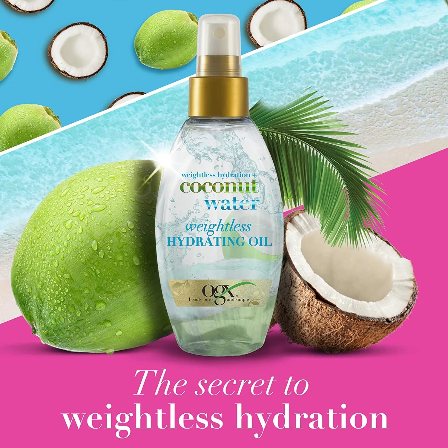 OGX Coconut Water Weightless Hydrating Oil - 118 ML