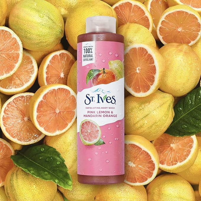 St. Ives Body Wash Pink Lemon & Mandarin Orange 650 Ml