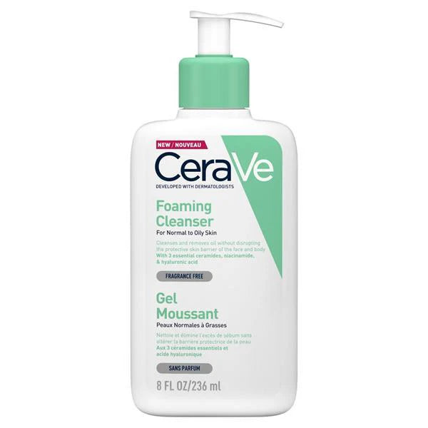 CeraVe Foaming Cleanser Normal To Oily Skin 236 Ml