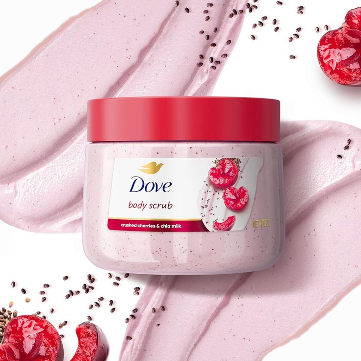 Dove Crushed Berries & Chia Milk Body Scrub - 425g