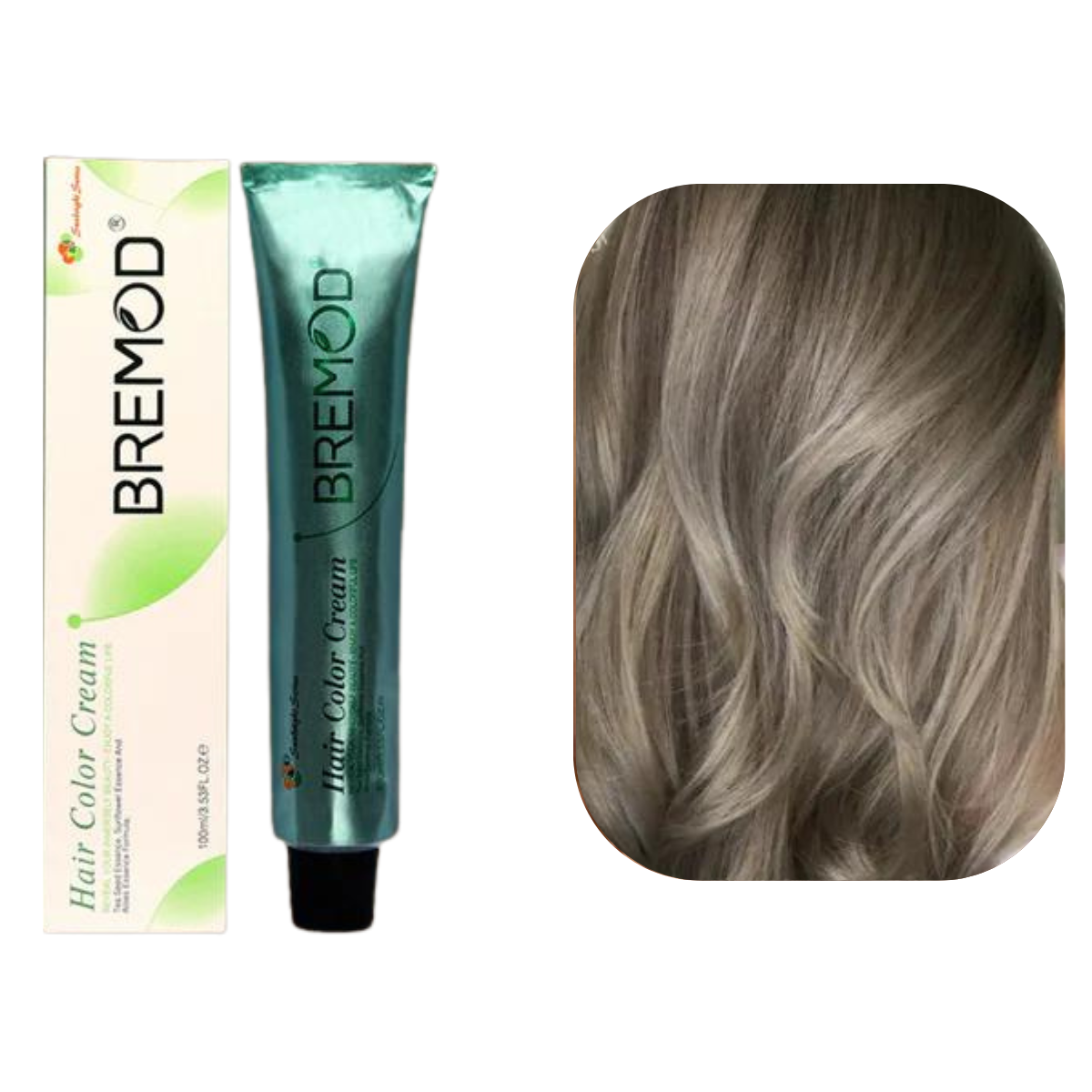Bremod 9.1 Very Light Ash Blond Hair Color Cream
