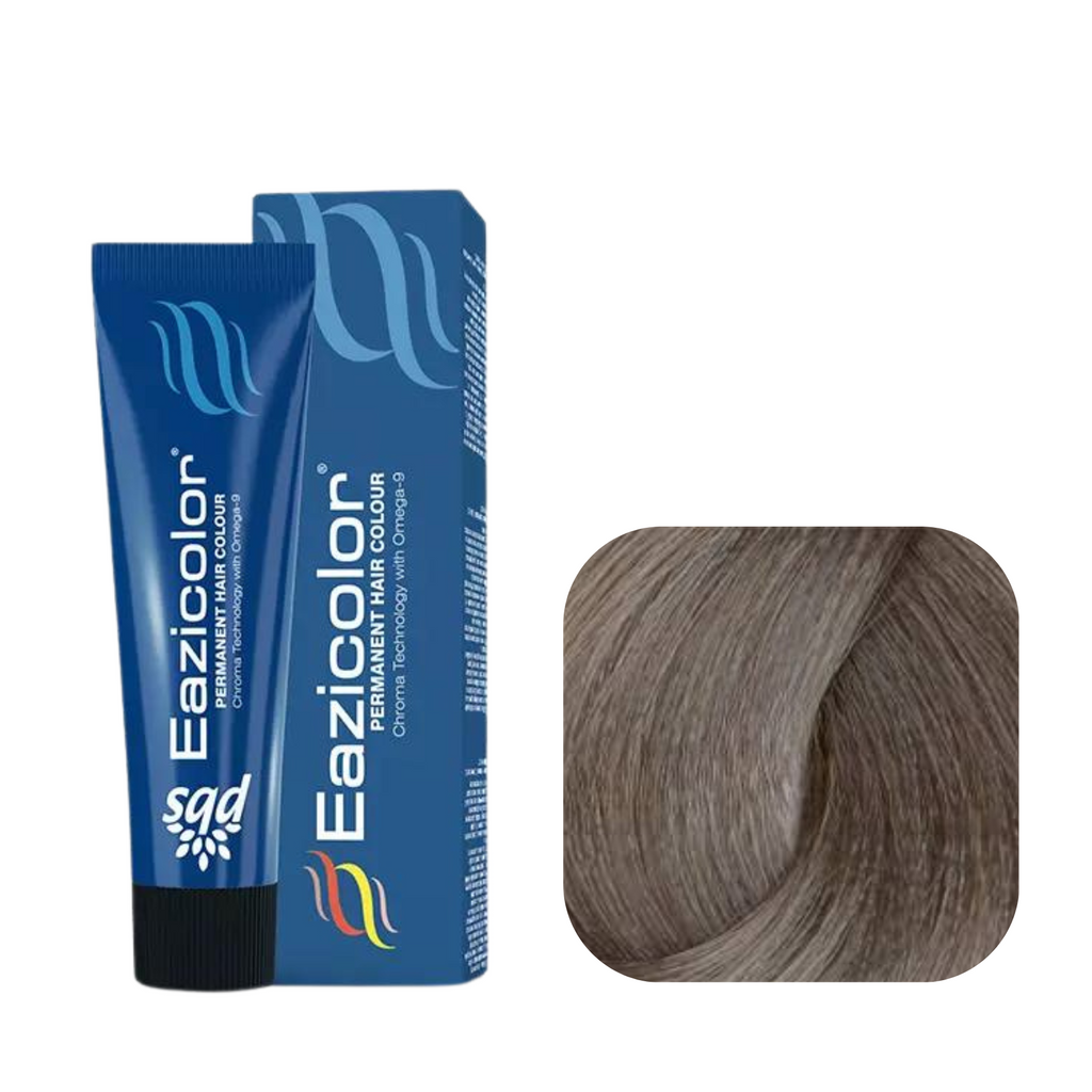 Eazicolor Permanent Hair Color 9.1 Very Light Natural Ash Blonde