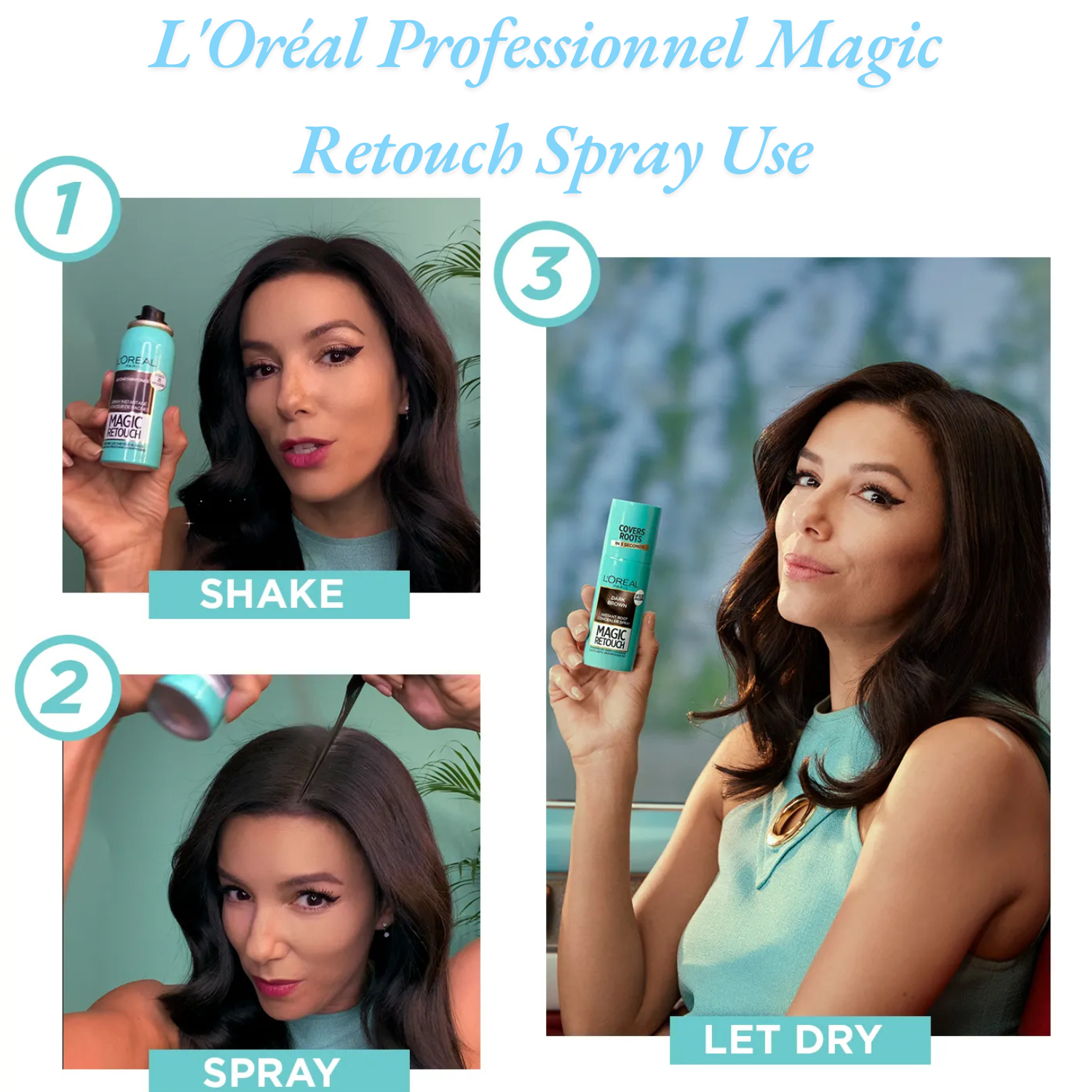 Loreal Magic Retouch Concealer Spray Brown 150 Ml