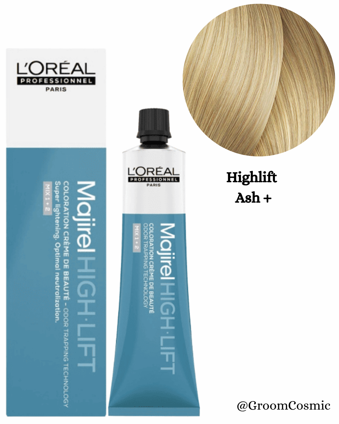 Loreal Majirel High Lift Hair Color (Ash+) - 60 Ml