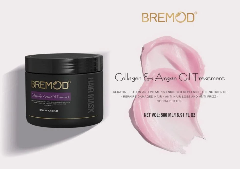 Bremod Collagen and Argan Oil Treatment Mask 500 Ml