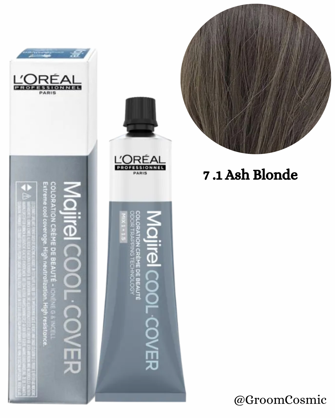Loreal Professionnel Majirel Cool Cover 7.1  Ash Blonde