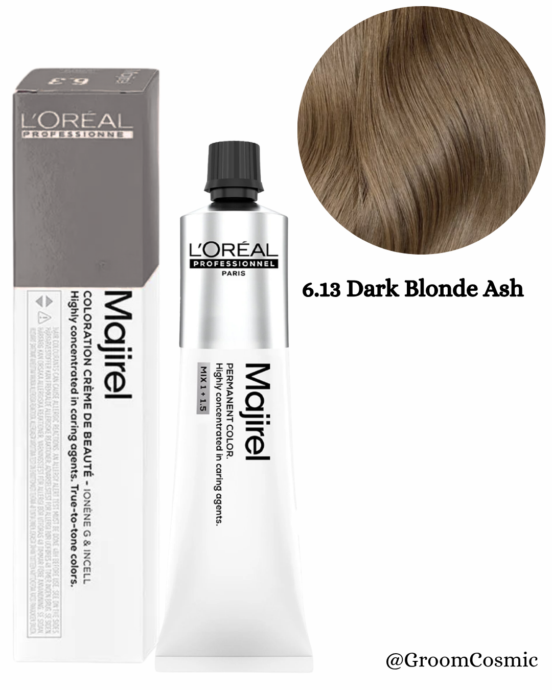 Loreal Professionnel Majirel 6.13 Dark Blonde Ash Gold 60 Ml