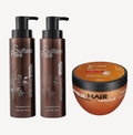 Argan Oil Shampoo Conditioner & Hair Masque Oil Bundle