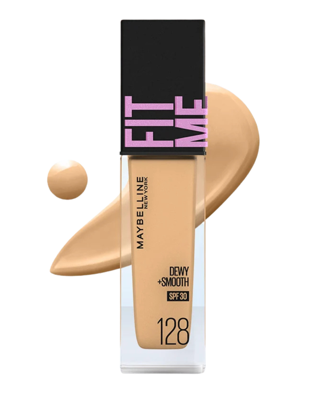 Maybelline Fit Me Dewy + Smooth Liquid Foundation 128 Warm Nude - 30 Ml