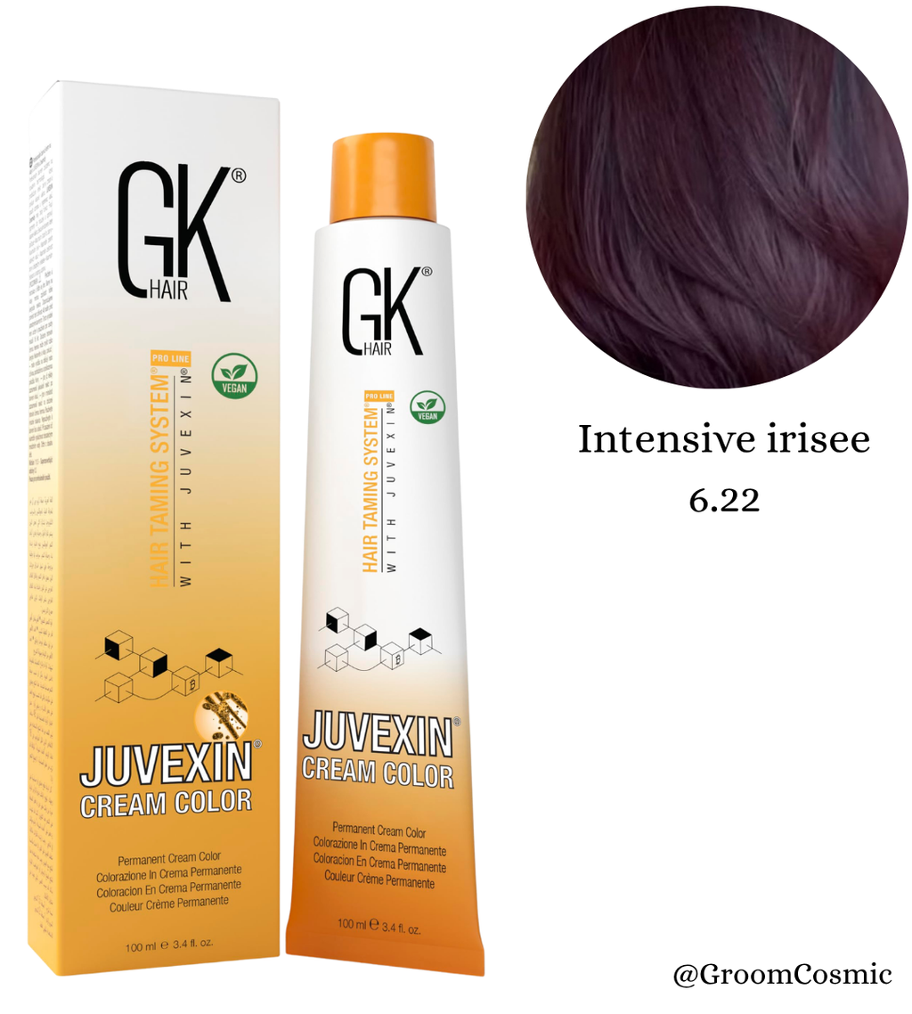 GK Hair Color Cream 6.22 Intense Irisee - 100 Ml