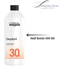 Loreal Oxydant Creme 30 Volume Developer Half Bottle - 500 Ml