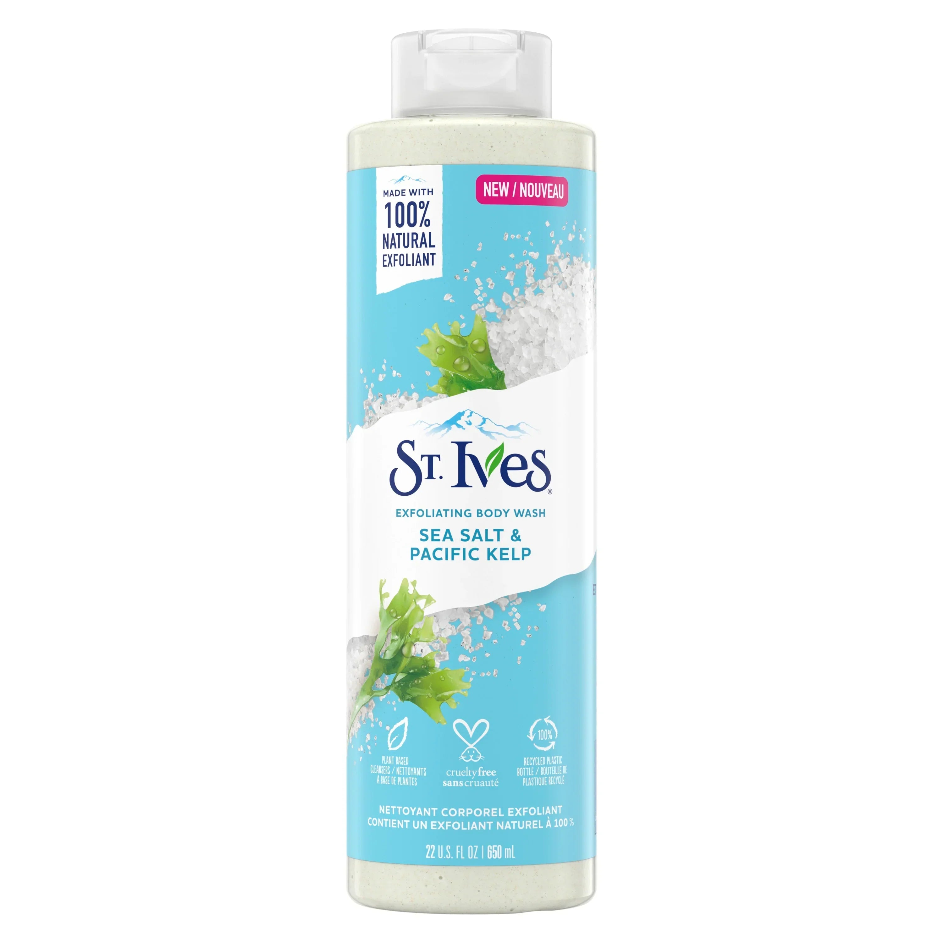 St. lves Sea Salt & Pacific Kelp Body Wash 650Ml