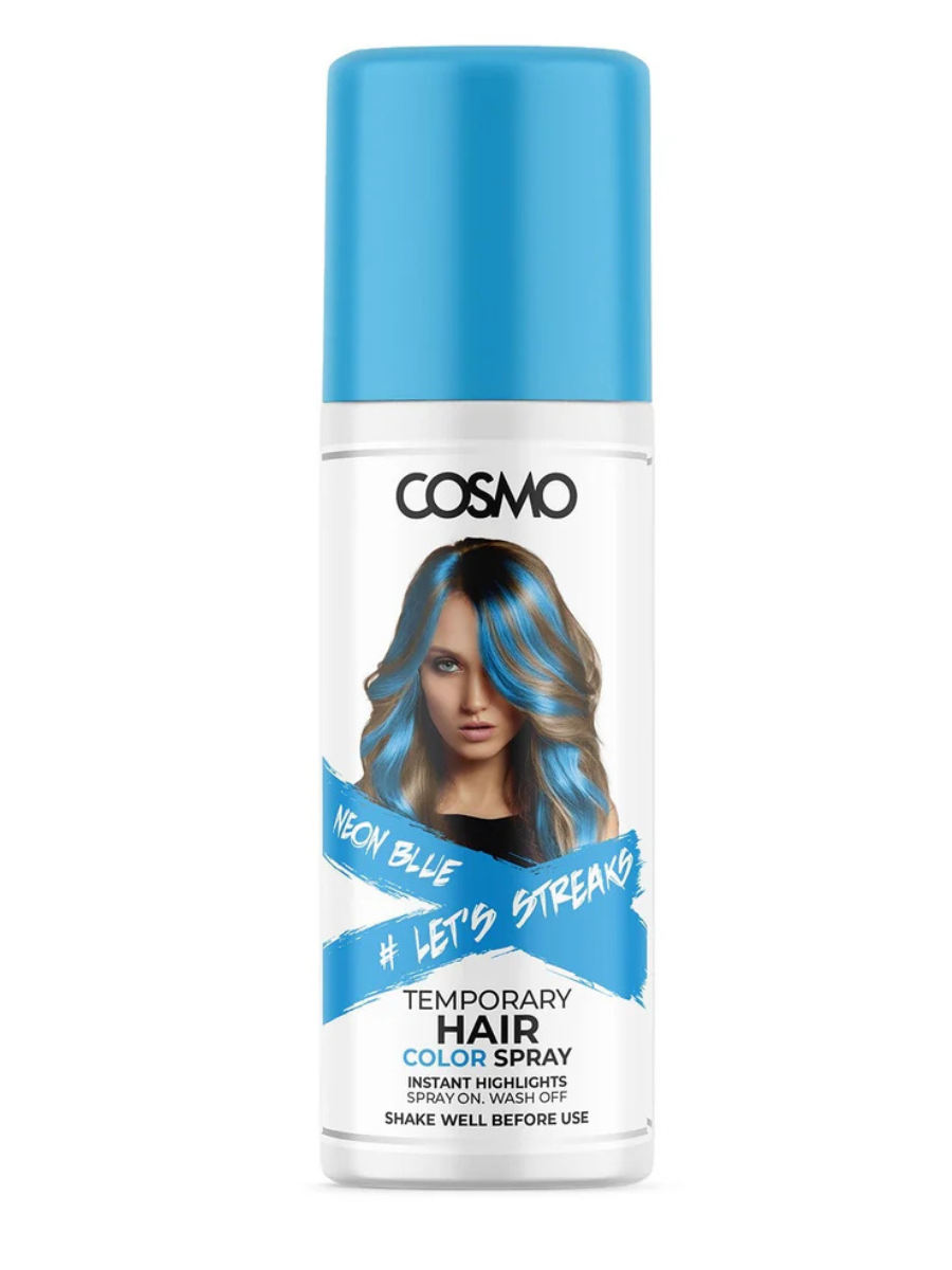 Cosmo Temporary Hair Colour Spray Bold Blue