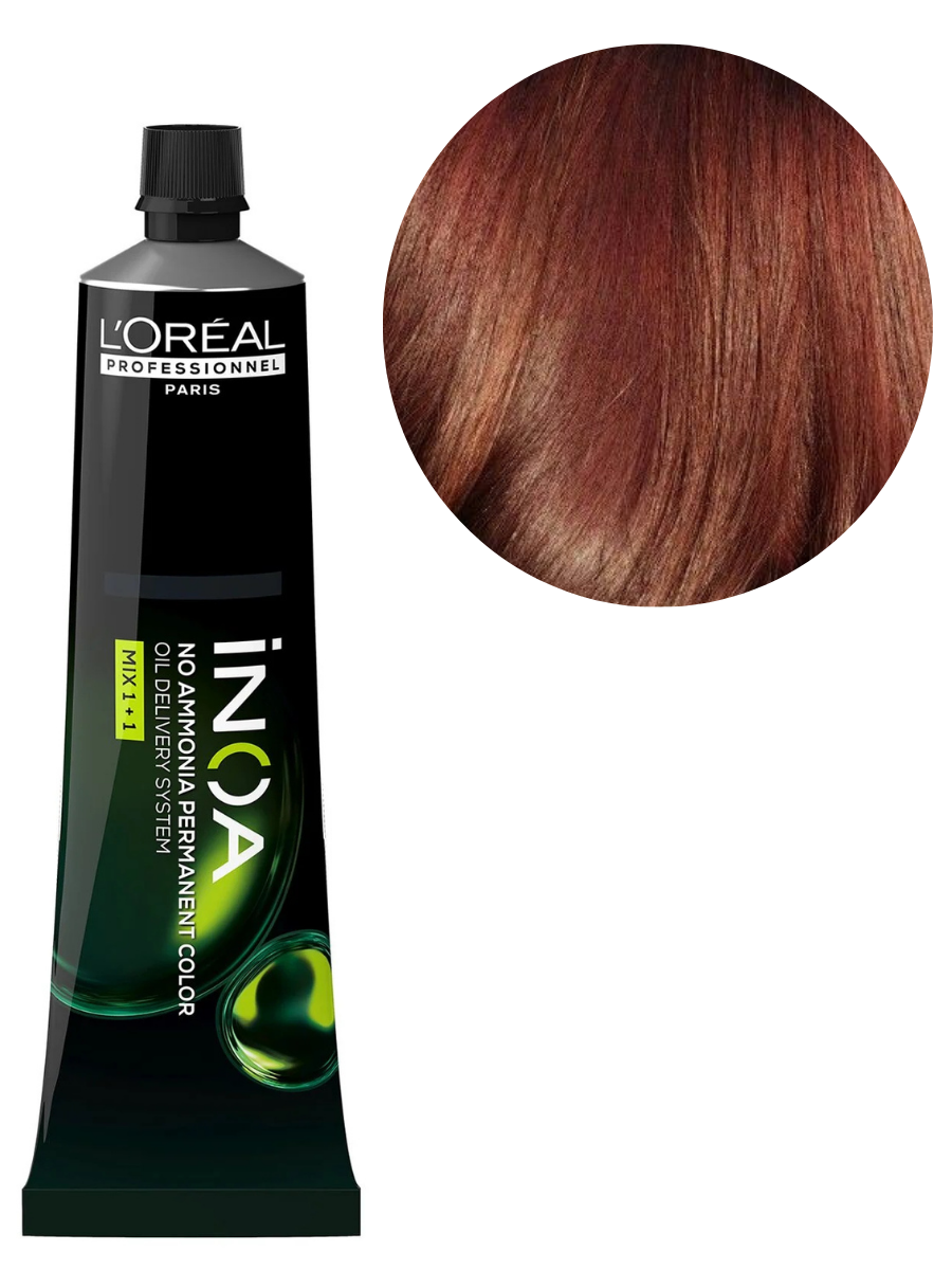 Loreal Inoa 5.15 Light Ash Mahognay Brown Hair Color 60g