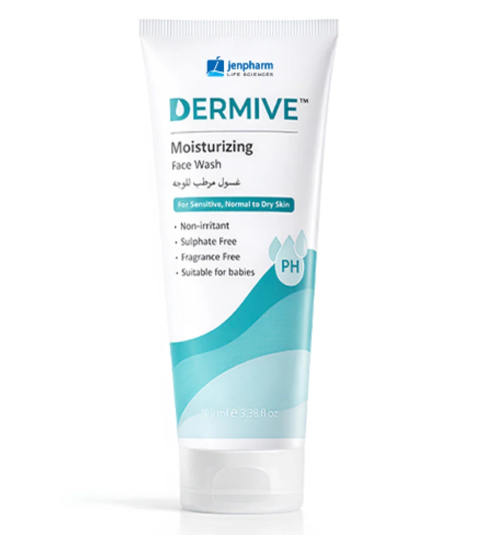 Jenpharm Dermive Moisturizing Face Wash - 100ml