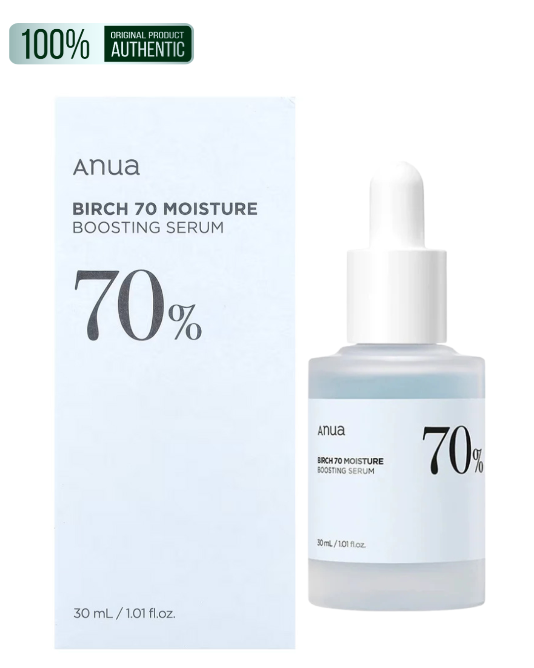 Anua Birch 70% Moisture Boosting Serum - 30 Ml