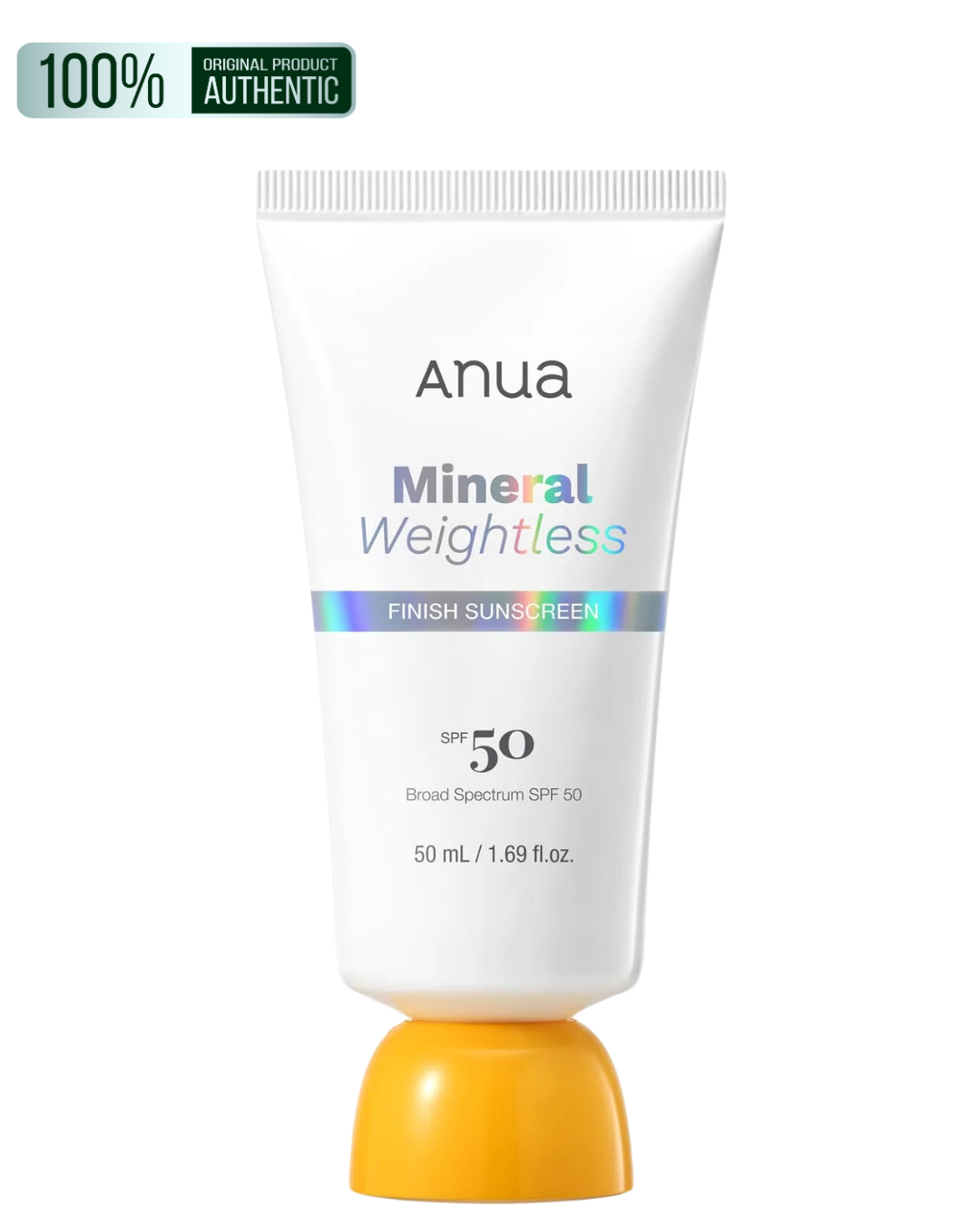 Anua - Mineral Weightless Finish Sunscreen (SPF 50) - 50 Ml