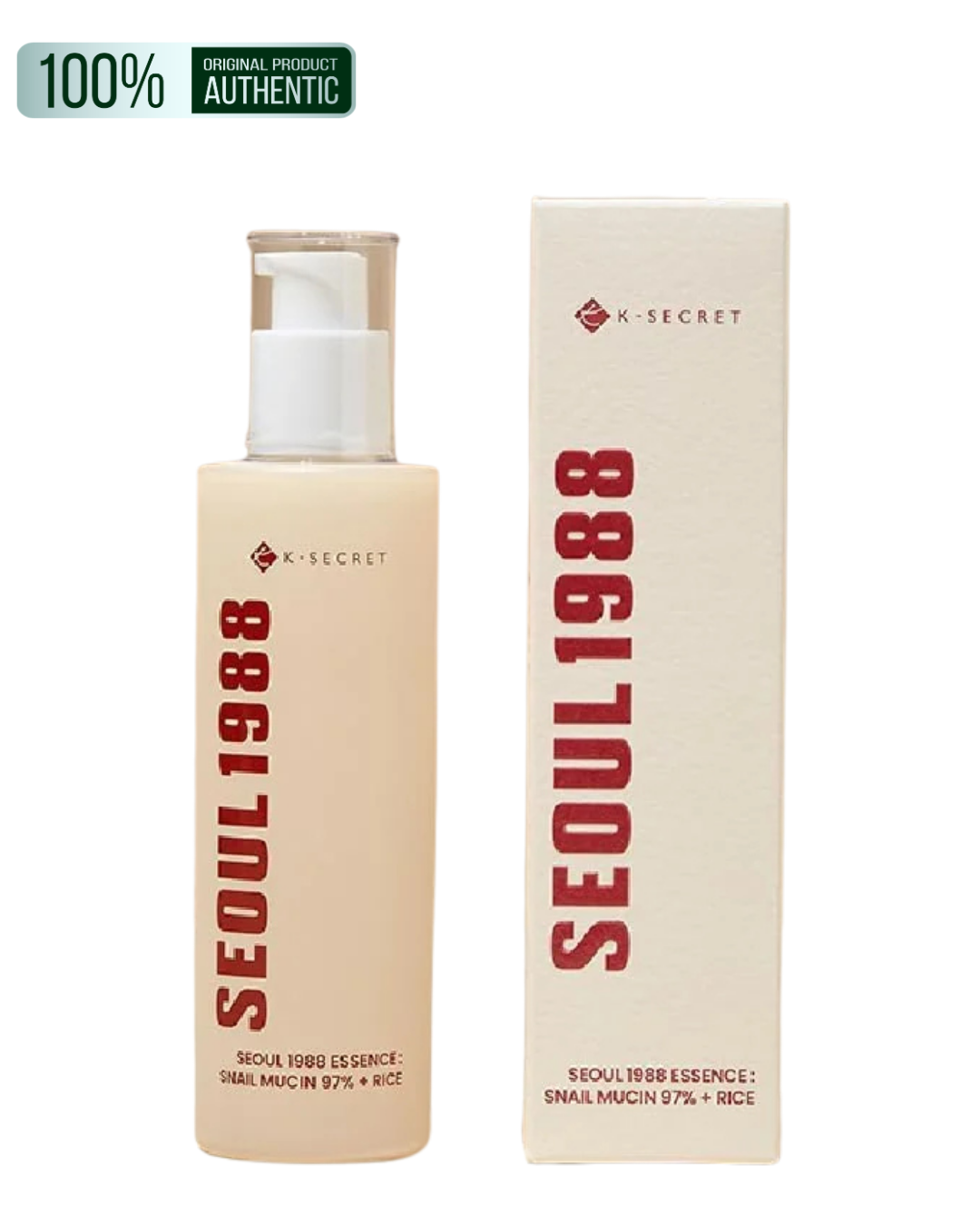 K-Secret Seoul 1988 Essence Snail Mucin 97% + Rice - 100 Ml