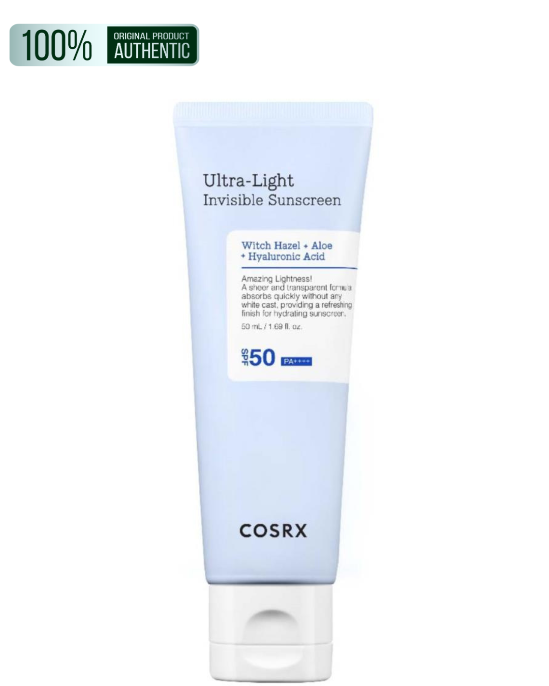 COSRX - Ultra-Light Invisible Sunscreen SPF50 PA++++ 50 Ml