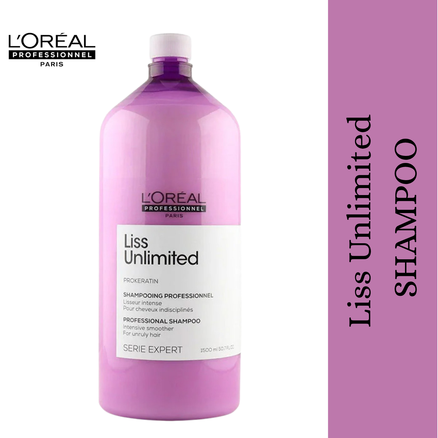 LOreal Professional Serie Expert Liss Unlimited Shampoo - 1500 Ml