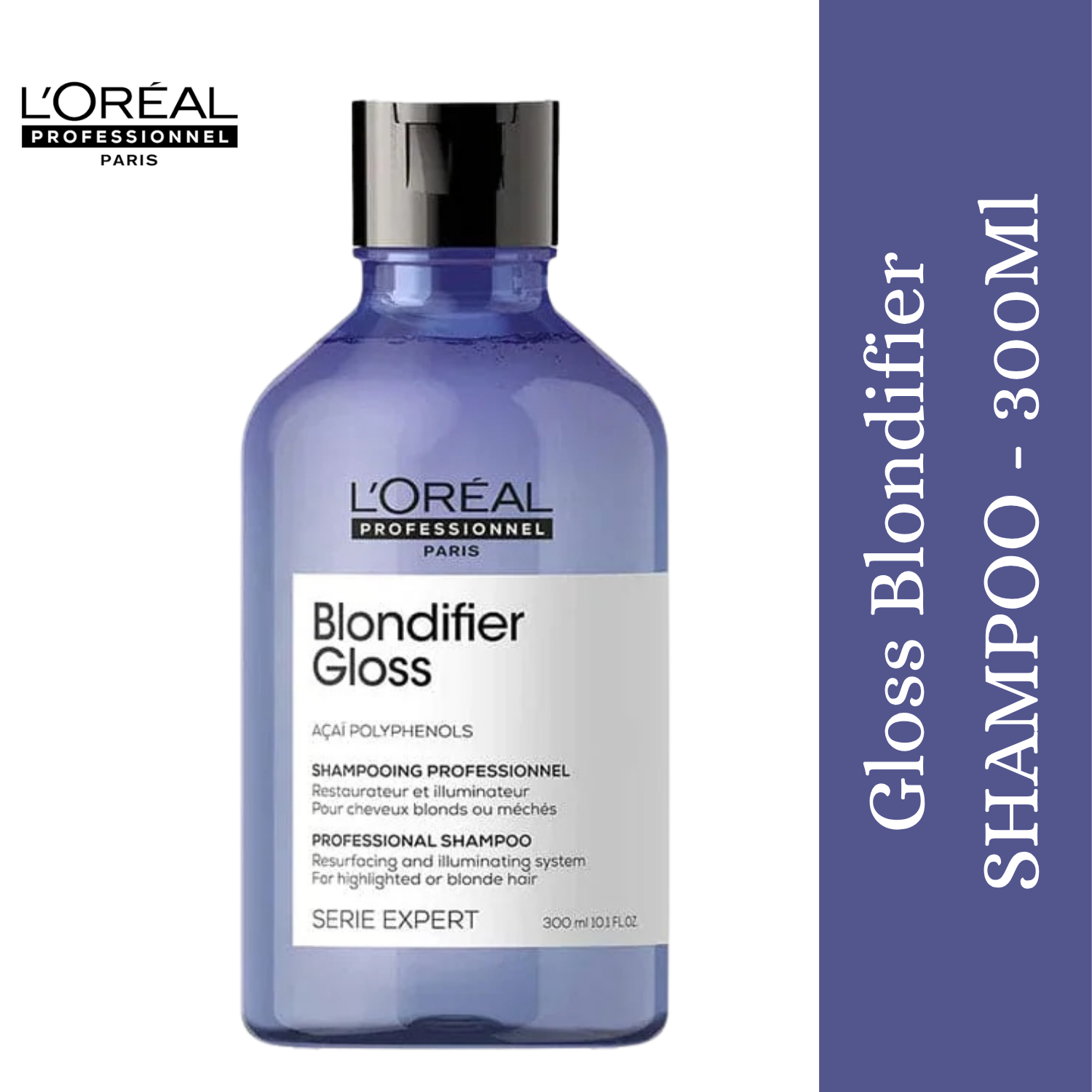 LOreal Professionnel Serie Expert Blondifier Gloss Shampoo - 300 Ml
