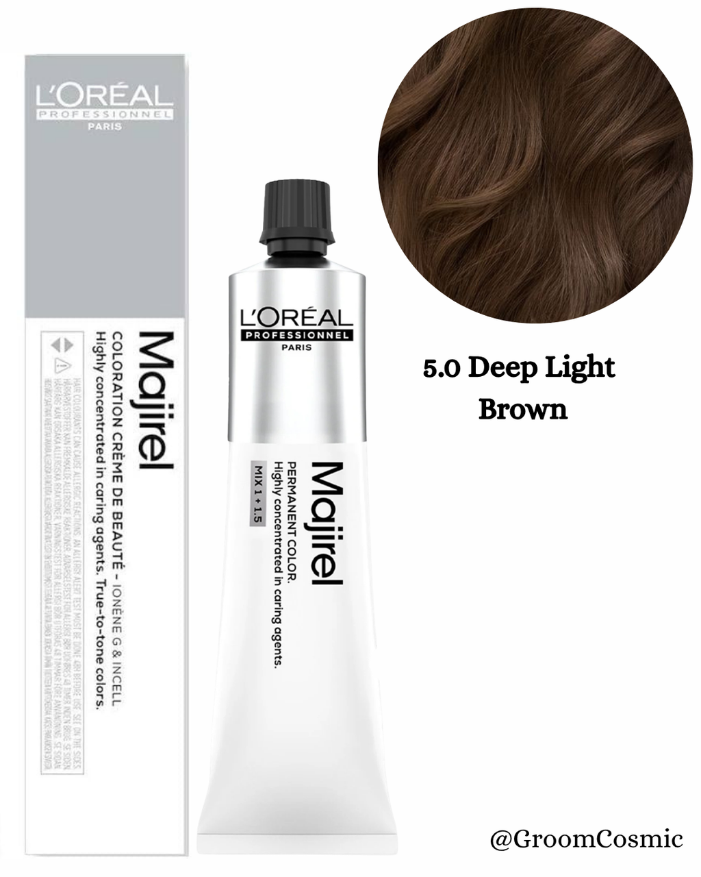 Loreal Professionnel Majirel 5.0 Deep Light Brown 60 Ml