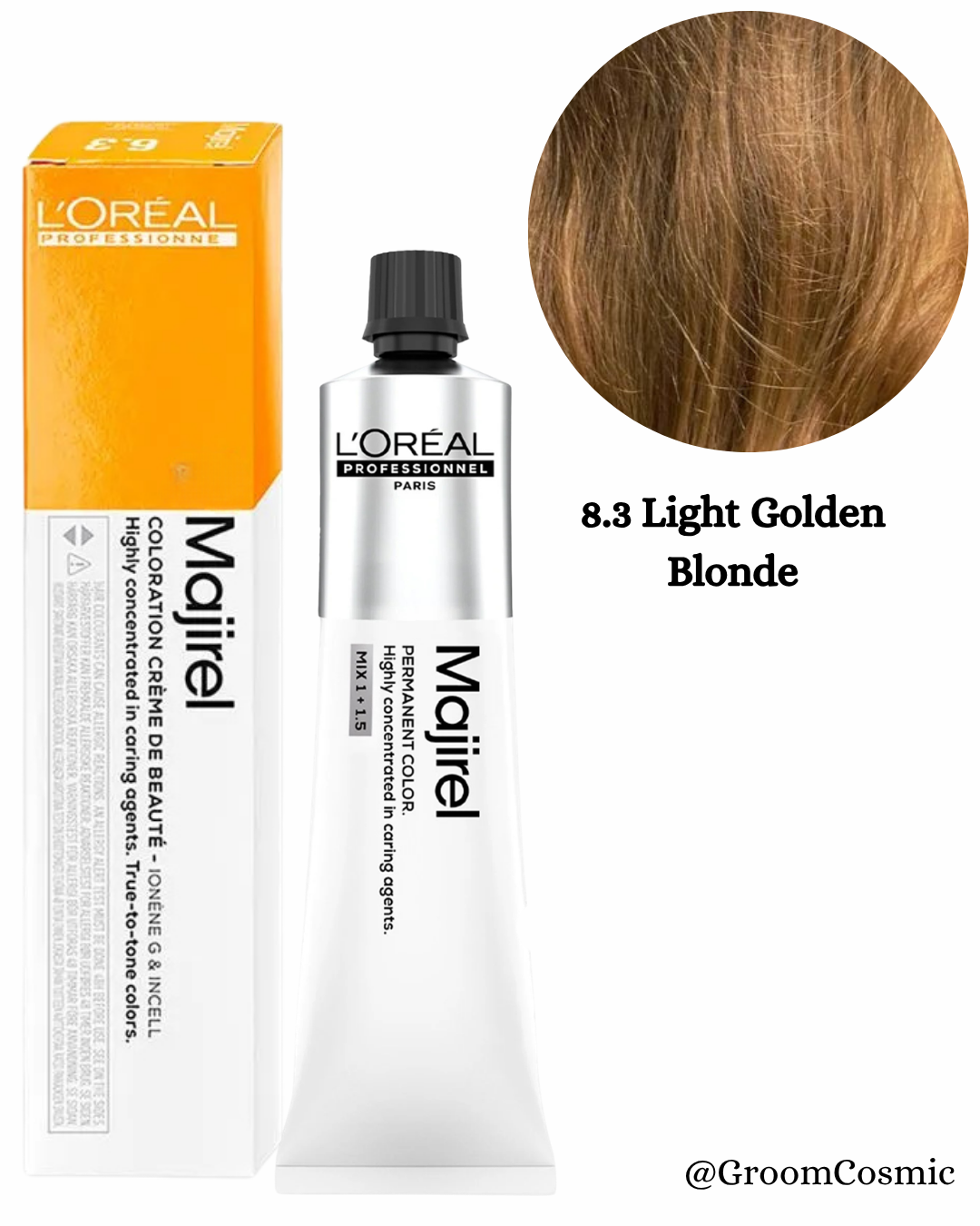 Loreal Professionnel Majirel 8.3 Light Golden Blonde 60 Ml