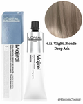 Loreal Professionnel Majirel 9.11 Very Light Blond Deep Ash Hair Color 60 Ml