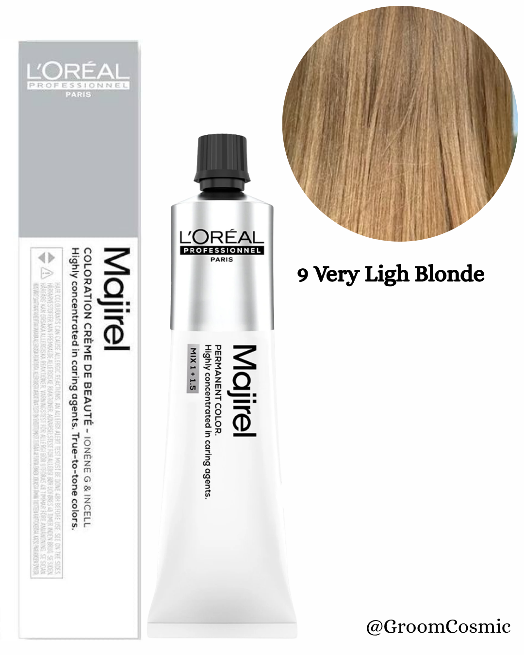 Loreal Professionnel Majirel 9 Very Light Blonde 60 Ml