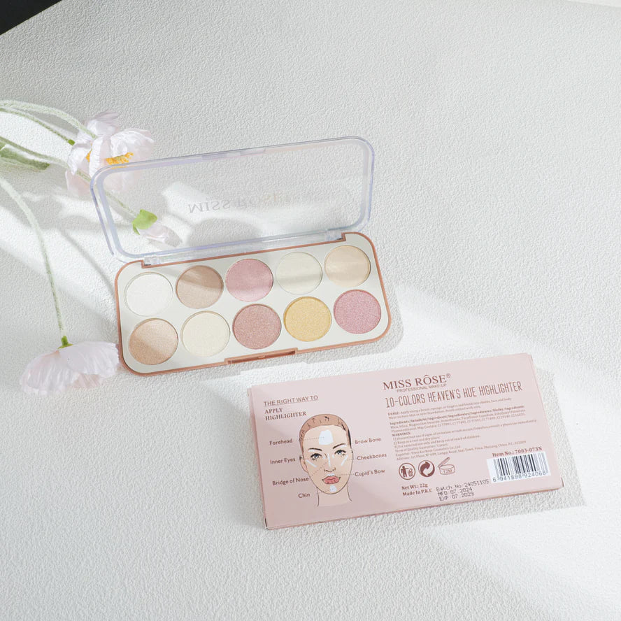 Missrose 10 Colors Heavens Hue Highlighter