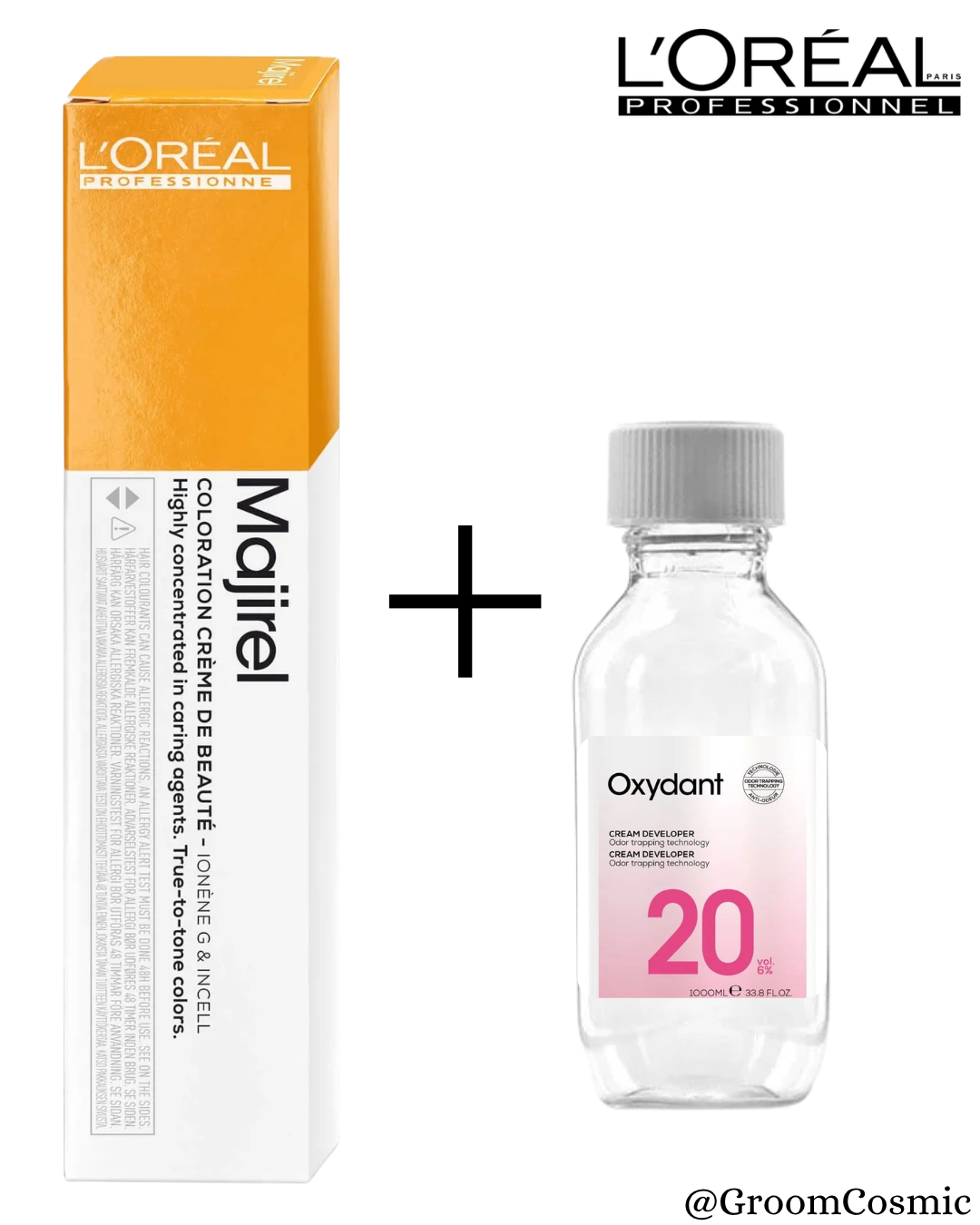 LOreal Majirel 4.3 Golden Brown 60ml + 90ml Developer Bundle