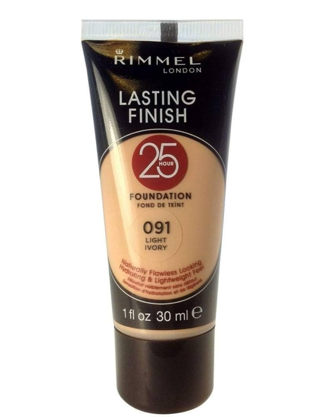 Rimme London Lasting Finish 25hr 091 Light Ivory Foundation - 30 Ml
