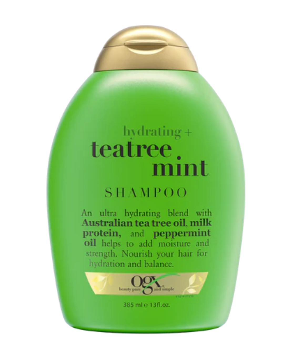 Ogx Hydrating + Teatree Mint Shampoo - 385 Ml