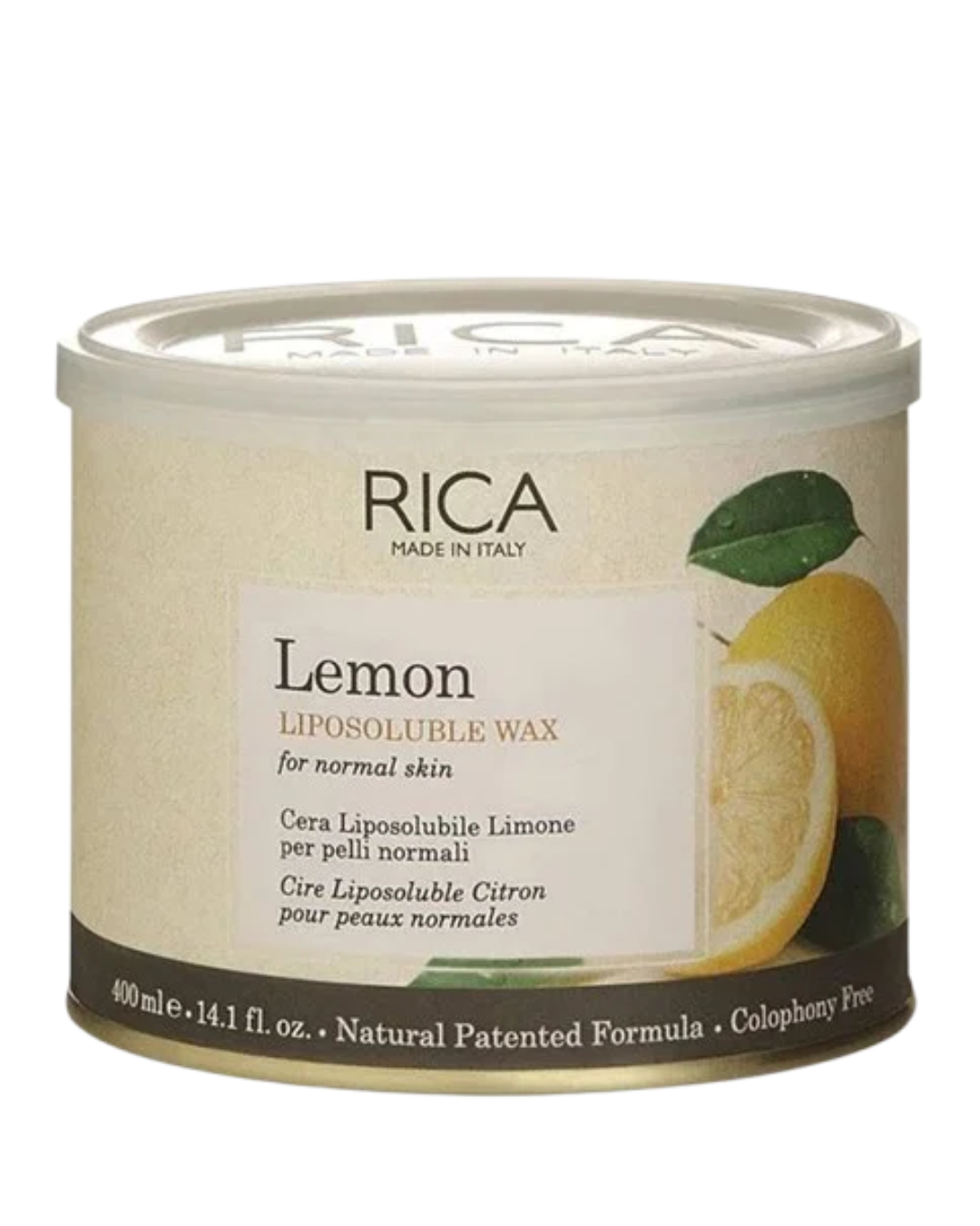 RICA Lemon Wax For Normal Skin Liposoluble Wax - 400 Ml
